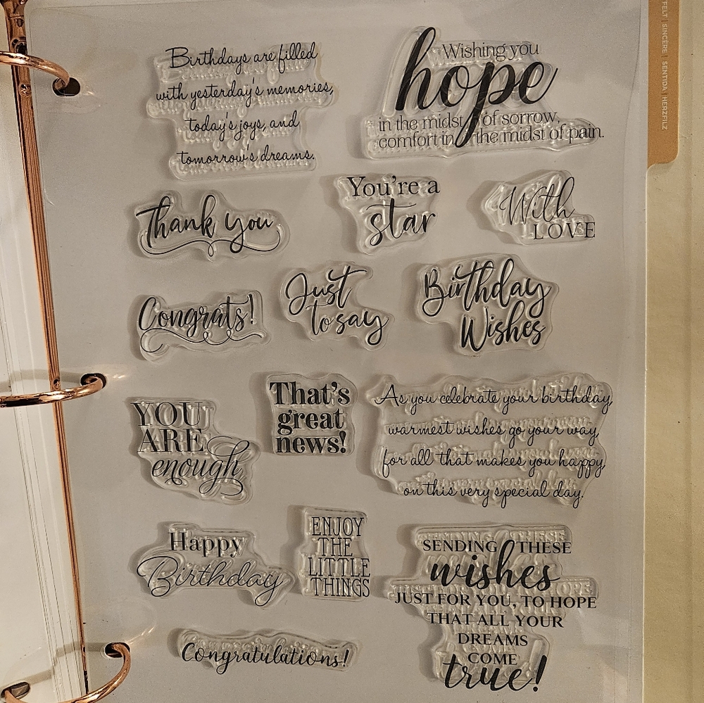 Crafters Companion Stamp Set